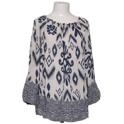 Blouse (Blauw, Wit) van MaxMara Katoen, Elastaan