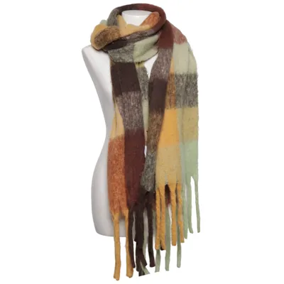 Scarf (Brown, Yellow, Green, Multicolored) from Multiblu Polyester