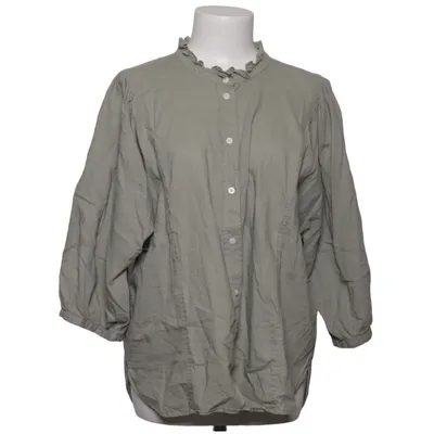 Blus (Grön) från H&M Bomull, Linne