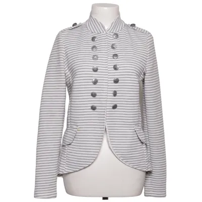 Blazer (Gray, White) from Pink Cherry Elastane, Polyester