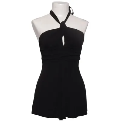 Halterneck top (Sort) fra Northland Elastan, Viscose