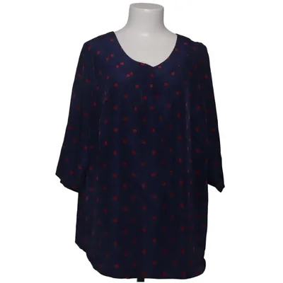 Blouse (Blue, Red) from Balsamik Polyester