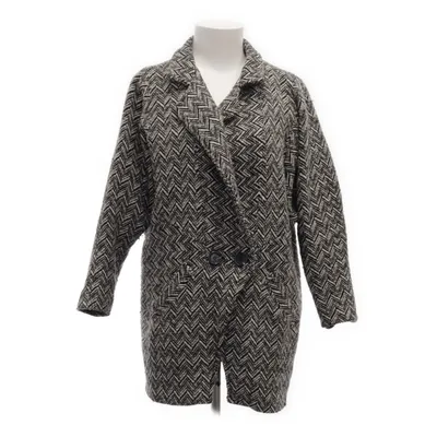 Blazer (Black, White) from La Petite Francaise Acetate, Linen, Polyester