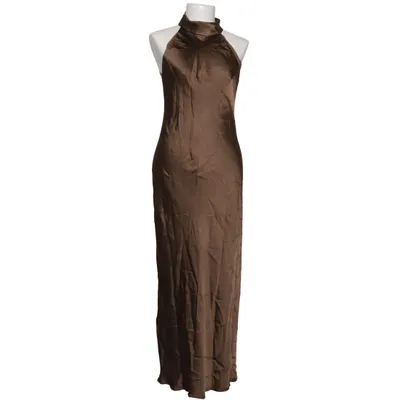 Halterneckklänning (Brun) från Massimo Dutti Viskos