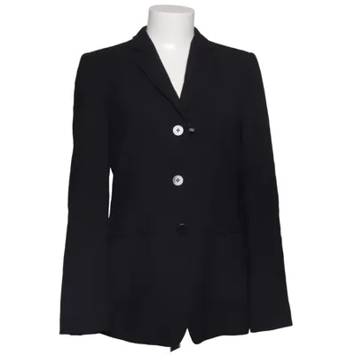 Blazer (Sort) fra Armani Collezioni Polyester, Viscose, Uld