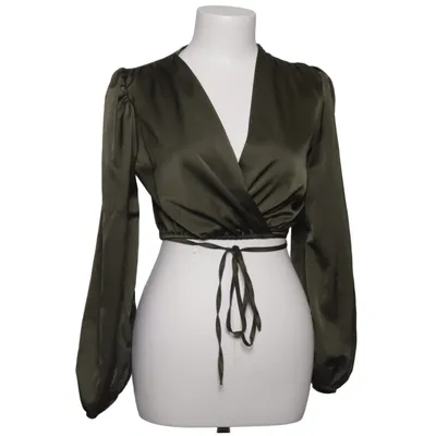 Wrap top (Green) from My Muse Polyester