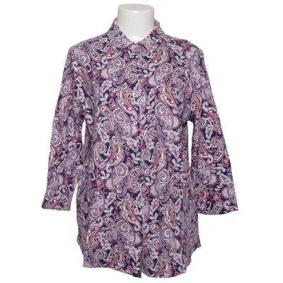 Blouse (Blue, Purple, Multicolored) from Lands' End Cotton
