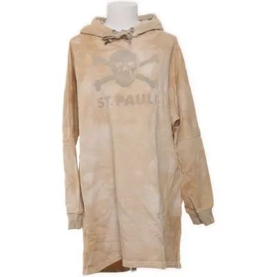Capuchon jurk (Beige, Meerkleurig) van St.Pauli Katoen, Polyester
