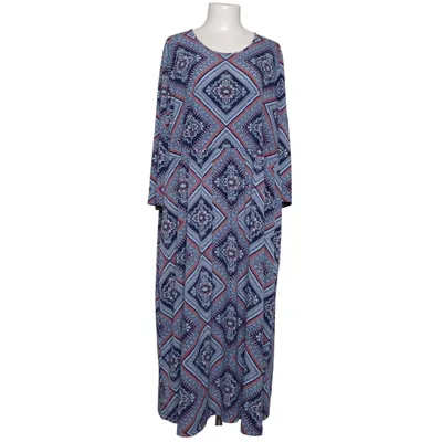 Dress (Blue, Multicolored) from Ulla Popken Elastane, Polyester
