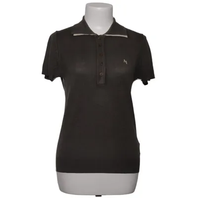 Poloshirt (Grijs, Beige) van Armani Jeans Zijde, Wol
