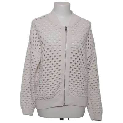 Cardigan (Hvid) fra Zara Bomuld, Polyester, Viscose
