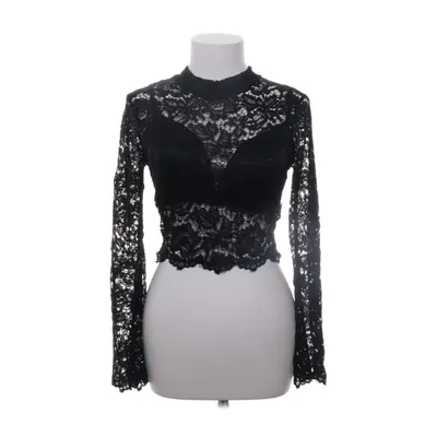 Crop top (Svart) från L&S Elastan, Nylon, Polyester