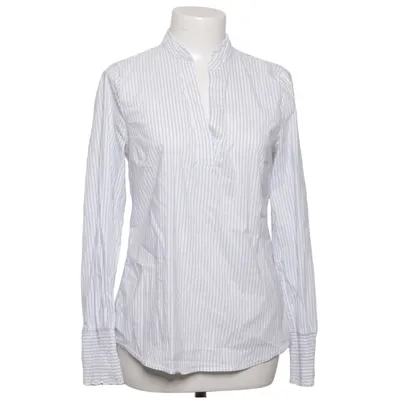 Blouse (Blue, White) from More & More Cotton, Elastane, Polyamide