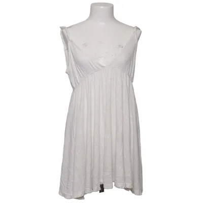 Klänning (Vit) från Pull & Bear Elastan, Polyester, Viskos