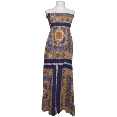 Maxi dress (Blue, Yellow, Multicolored) from Deby Debo Cotton