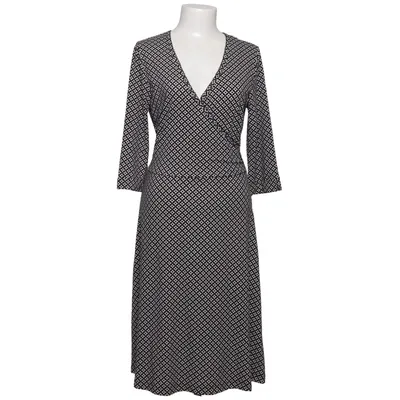 Wrap dress (Black, White) from Zilch Elastane, Modal