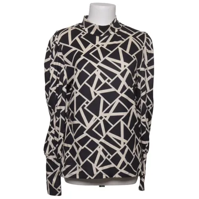 Bluse (Sort, Beige) fra Perla Nera Elastan, Polyester