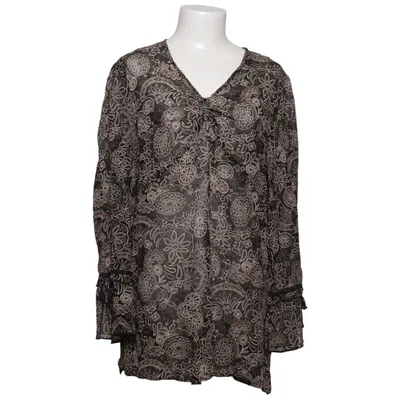 Bluse (Sort, Beige, Brun) fra Steilmann Viscose