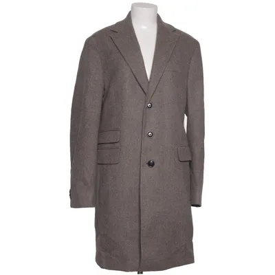 Manteau (Gris) de Boggi Viscose, Laine