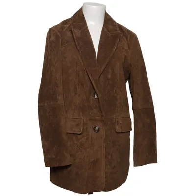 Leather blazer (Brown) from Vero Moda