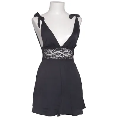 Déshabillé (Noir) de Lascana Polyamide, Polyester