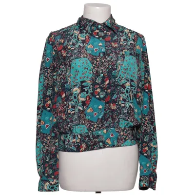 Blouse (Blue, Multicolored) from Commander Polyester