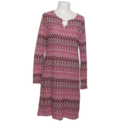 Klänning (Rosa, Röd, Flerfärgad) från Comma Bomull, Metallfiber, Polyester