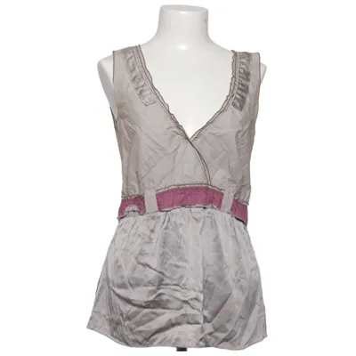 Top (Brown, Pink, Gray) from Schumacher Cotton, Elastane, Silk