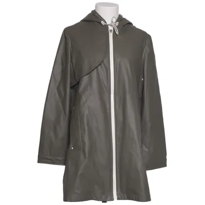 Raincoat (Green) from Trf Outerwear Polyester, Polyurethane