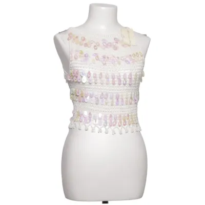 Crop top (Vit, Flerfärgad) från OFC Viskos