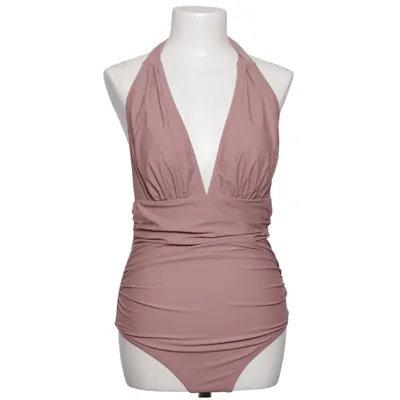 Maillot de bain une pièce (Rose) de Cupshe Élasthane, Polyamide, Polyester