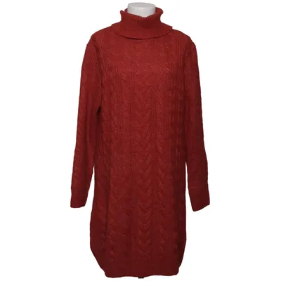 Poloklänning (Röd) från Women's Collection by Tchibo Akryl, Polyamid, Polyester, Ull