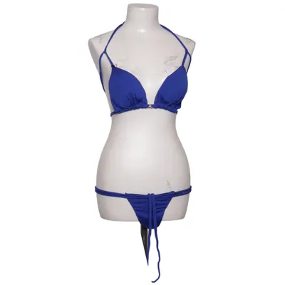 Bikini (Blauw) van Vestidos Katoen, Elastaan, Polyester