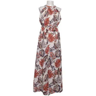 Robe longue (Blanc, Marron, Multicolore) de Fresh Lemons Élasthane, Polyester
