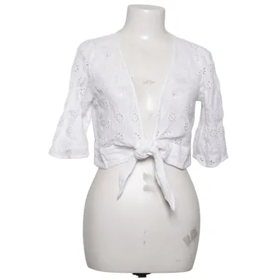 Wikkeltop (Wit) van Hollister Katoen, Polyester, Viscose