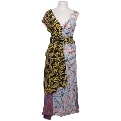 Jurk (Zwart, Blauw, Meerkleurig) van Diane von Furstenberg Zijde