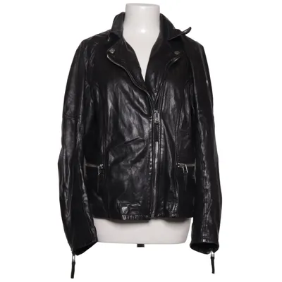 Biker jacket (Black) from Gipsy Cotton, Leather