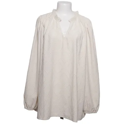 Blus (Beige) från Ms Mode Elastan, Återvunnen polyester