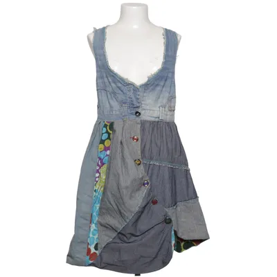 Dress (Blue, Multicolored) from Desigual Cotton