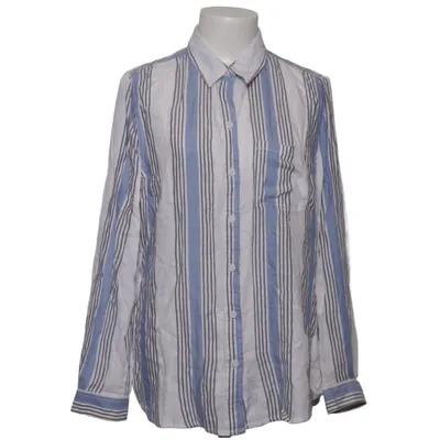 Shirt (Wit, Blauw) van Beachlunchlounge Lyocell, Viscose