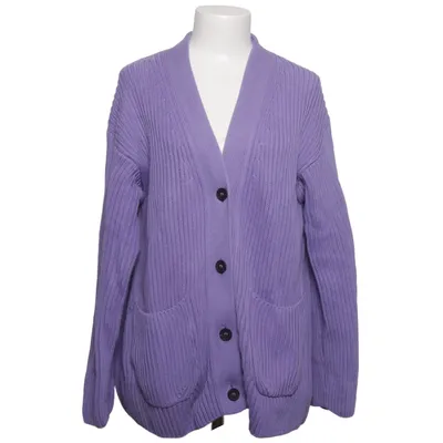 Strickjacke (Lila) von Hessnatur Bio-Baumwolle