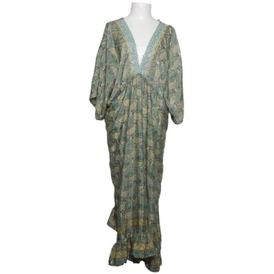 Kaftan (Groen, Geel, Blauw, Meerkleurig) van Unidiva Zijde, Viscose
