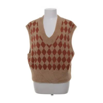 Slipover (Beige, Brown) from Yes Lola Acrylic, Nylon