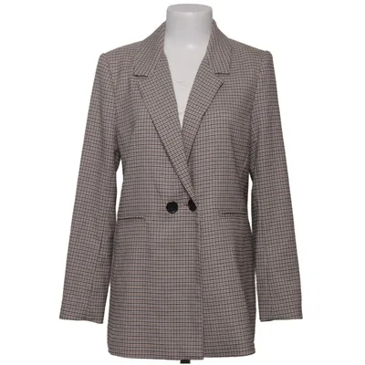 Blazer (Beige, Black) from Anine Bing Elastane, Polyester, Viscose