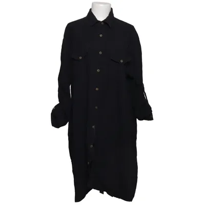 Shirt dress (Black) from Anself Cotton