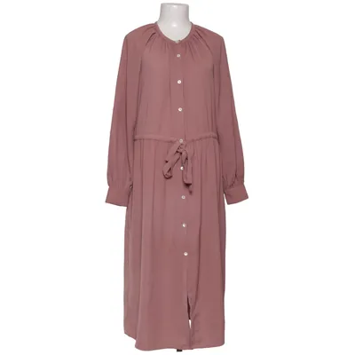 Skjortekjole (Pink) fra Rae Polyester