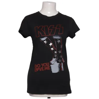 T-shirt (Noir) de Kiss Coton