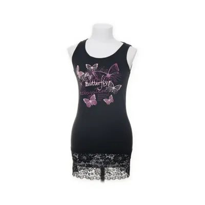 Pajama top (Black, Pink) from ElleNor Cotton, Elastane, Polyester