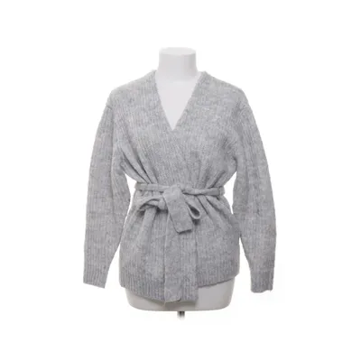 Wrap cardigan (Gray) from Edited Acrylic, Elastane, Polyester, Wool