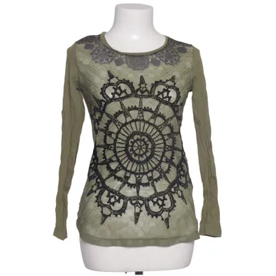 Långärmad t-shirt (Grön, Svart) från Desigual Bomull, Polyester